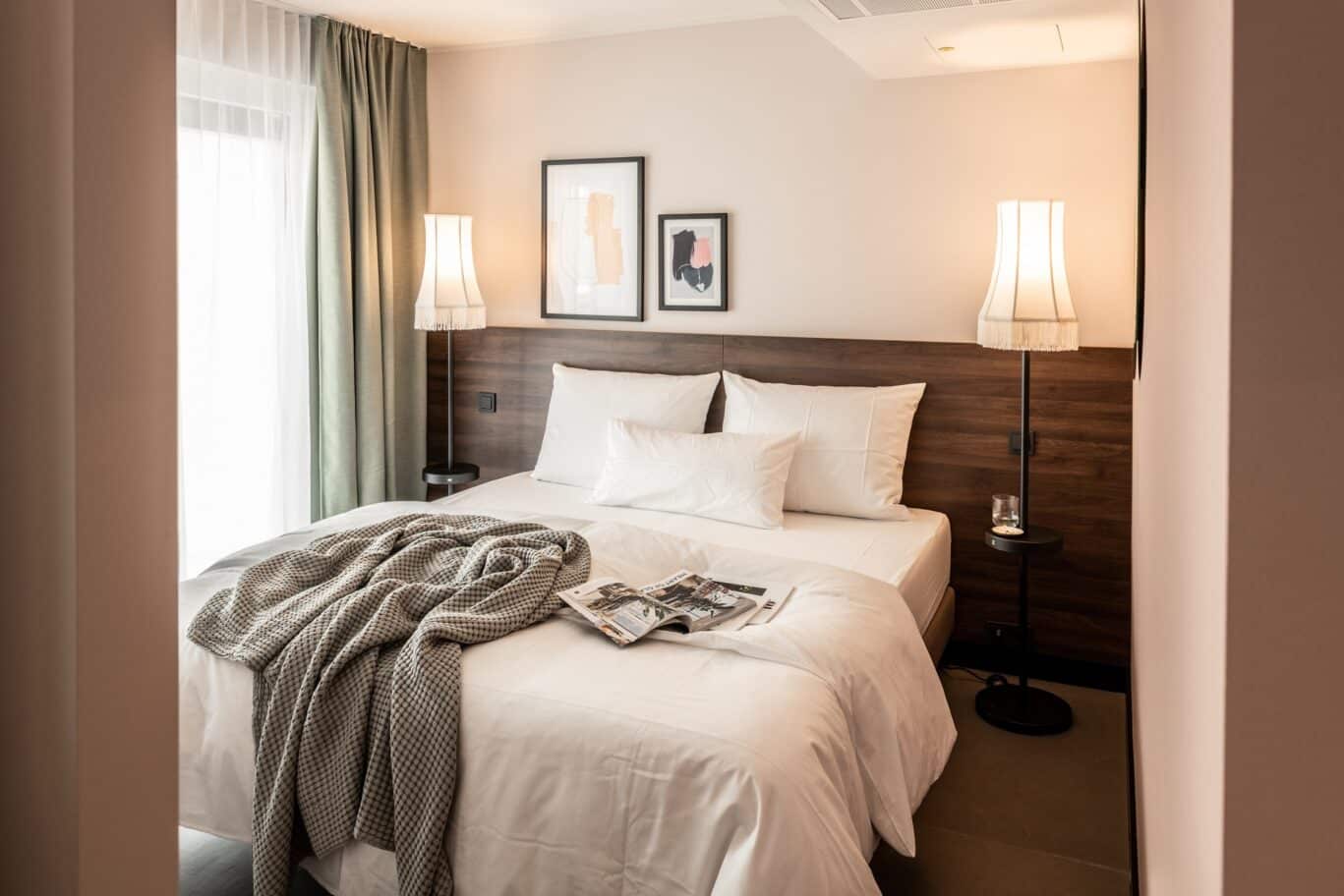 Double Bed In A Room