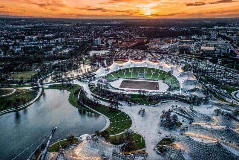 Aerial View Of The Olympic Park