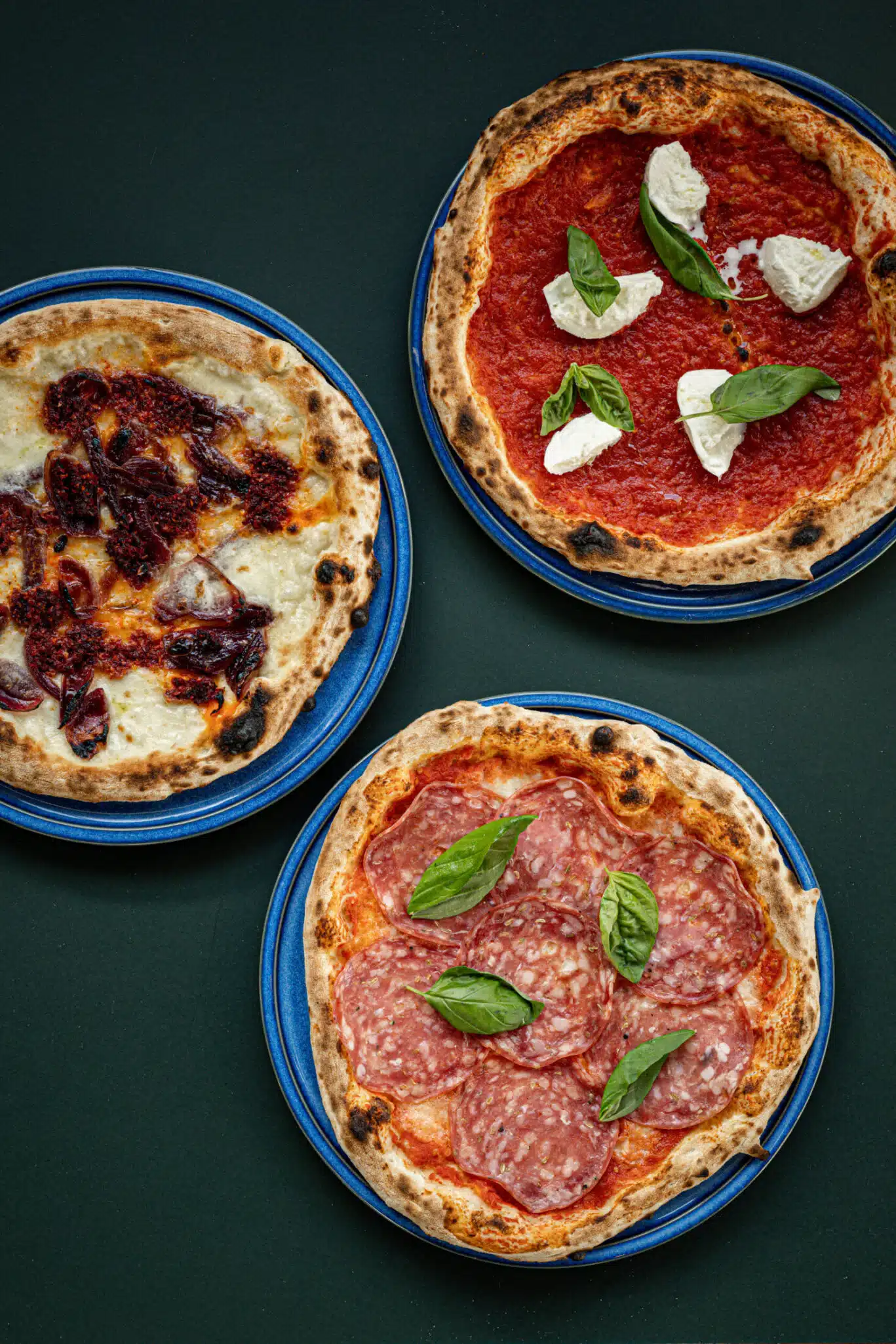 Drei Neapolitanische Pizzen